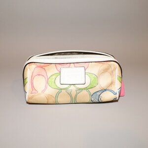 Coach Hamptons 2008 Scribble C Cosmetic Pouch